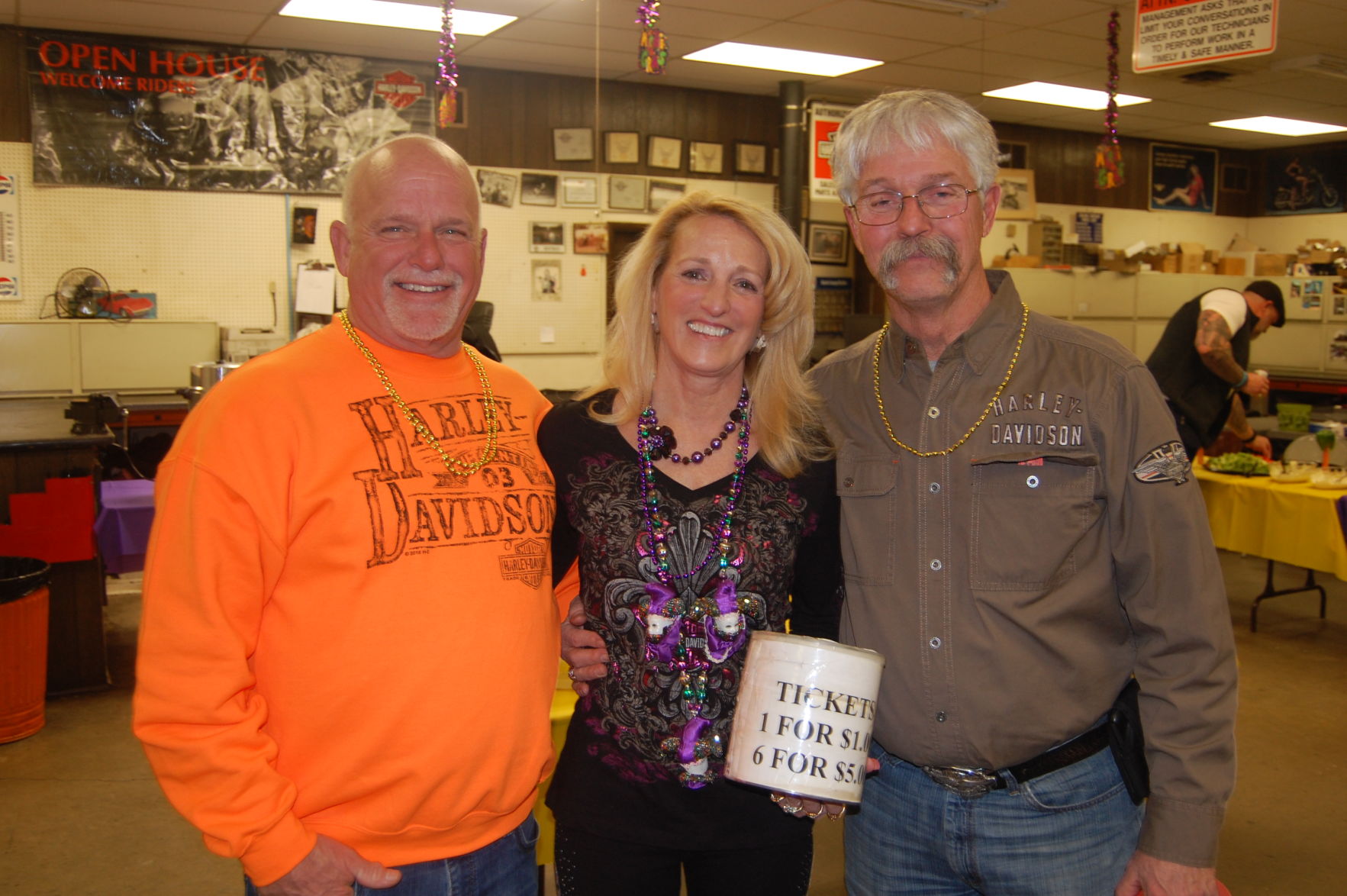 Mike Fowler, Pam and Nick Isaacs